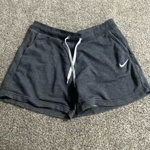 Grey jogger shorts